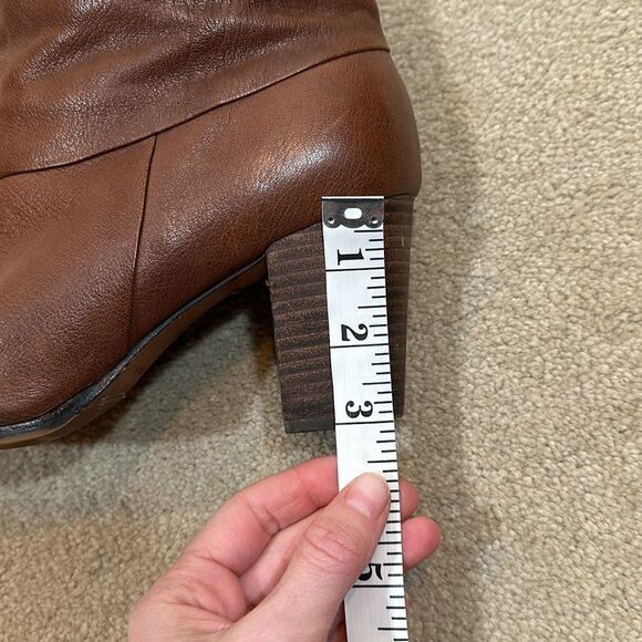 Cole Haan Nike Air Heeled Brown Ankle Vintage Cassidy Booties Women Size 9.5B - Picture 9 of 11